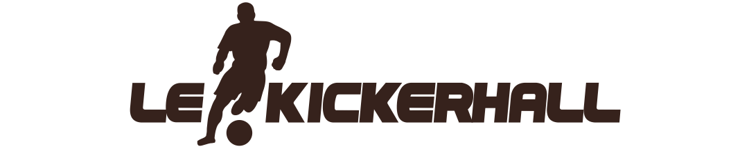 Einfarbiges Logo Kickerhall